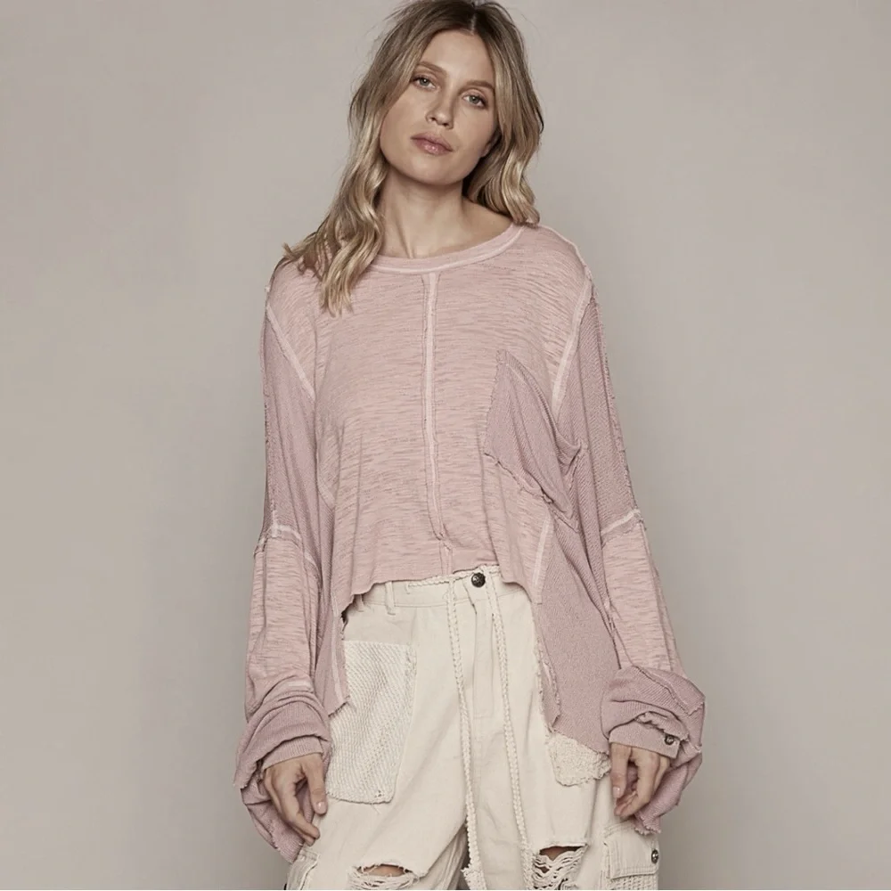 POL Oversized Boho Top - Picture 2 of 2